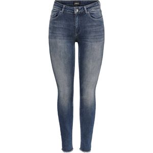 ONLY Ankle-Jeans ONLBLUSH MID SK ANK RW REA422 NOOS mit Fransensaum