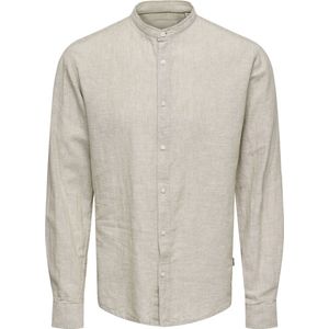 ONLY & SONS Langarmhemd »ONSCAIDEN LS SOLID LINEN MAO SHIRT NOOS«