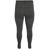 NOISY MAY Curve High Waist Skinny Fit Jeans NMCALLIE Antraciet