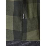 JACK & JONES - JJEGINGHAM - Casual Overhemd - Olijfgroen - Katoen