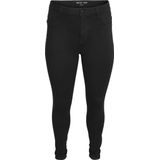 NOISY MAY - NMCALLIE - Skinny Fit Jeans - Zwart - Hoge Taille