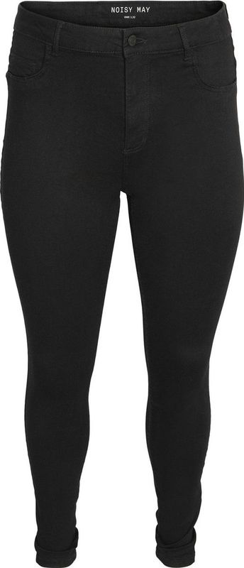 NOISY MAY - NMCALLIE - Skinny Fit Jeans - Zwart - Hoge Taille