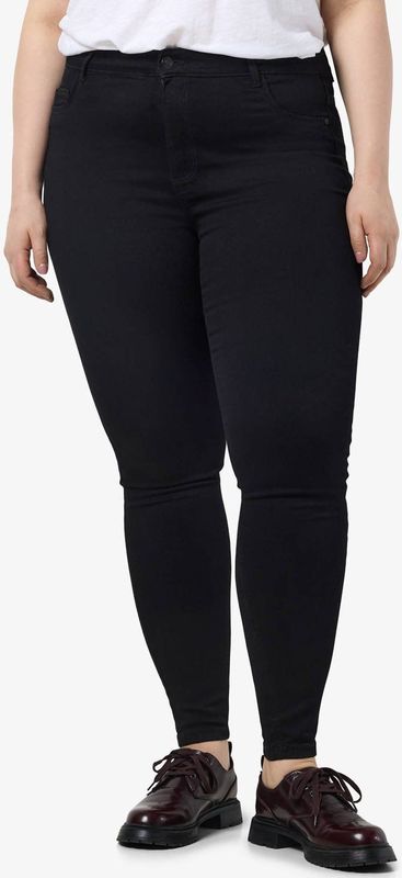NOISY MAY - NMCALLIE - Skinny Fit Jeans - Zwart - Hoge Taille