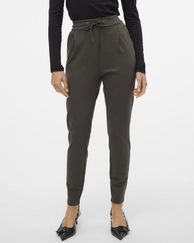 Broeken - Blauw - Katoen - Verstelbare Taille - Loose Fit