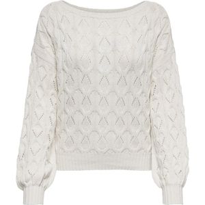 ONLY Gebreide Kabeltrui Brynn Off White