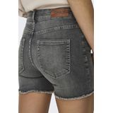 Only - Onlblush Mid Sk Dnm Shorts - Grey Denim - 92% Katoen