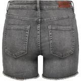 Only - Onlblush Mid Sk Dnm Shorts - Grey Denim - 92% Katoen