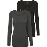 Vmmaxi - Longsleeves - U-Hals - Extra Lang - Regular Fit