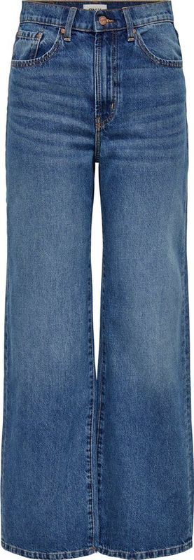 Only Jeans Onlhope Ex Hw Wide Dnm Ad Noos 15222046 Medium Blue Denim Dames