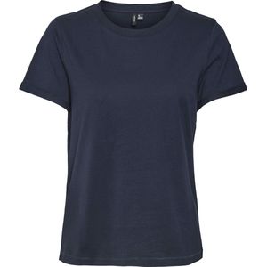 Vmpaula - T-shirt - Wit - Korte Mouwen - O-hals - Regular Fit