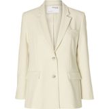 Blazer - Effen - Gedeeltelijk Gevoerd - Normale Pasvorm - Lange Mouw