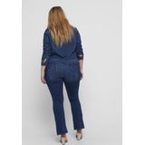 ONLY CARMAKOMA - Denim Jas - Blauw - Lange Mouwen - Knoopsluiting