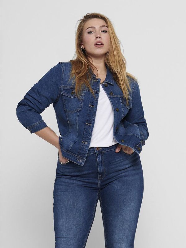 Only Carmakoma Carwespa Life Denim Jacket Mbd Noos Dames Jas