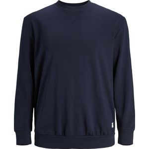 Jack&Jones - Plus Size Sweater - Donkerblauw - Katoen/Linnen