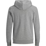 JACK & JONES Basic Sweat Zip Hood - Sweatvest - Lichtgrijs - Katoenmengsel