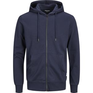 Jack & Jones - Basic Sweatshirt - Met Rits - Comfortabele Hoodie