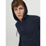 Jack & Jones - Basic Sweatshirt - Met Rits - Comfortabele Hoodie