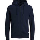 Jack & Jones - Basic Sweatshirt - Met Rits - Comfortabele Hoodie