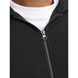 JACK&JONES - JJEBASIC SWEAT ZIP HOOD NOOS - Hoodie - Zwart - Katoenmix