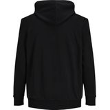JACK&JONES - JJEBASIC SWEAT ZIP HOOD NOOS - Hoodie - Zwart - Katoenmix