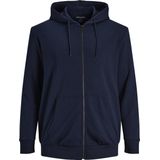 Jack&Jones - Plus Size - Vest - Donkerblauw - Katoen/Polyester/Viscose