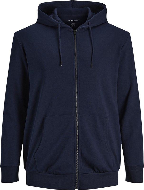 Jack&Jones - Plus Size - Vest - Donkerblauw - Katoen/Polyester/Viscose