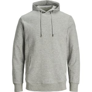 JACK & JONES - Hoodie - Grijs - 50% Katoen, 50% Gerecycled Polyester