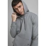 JACK & JONES Basic sweat hood regular fit, heren hoodie katoenmengsel met capuchon, saliegroen