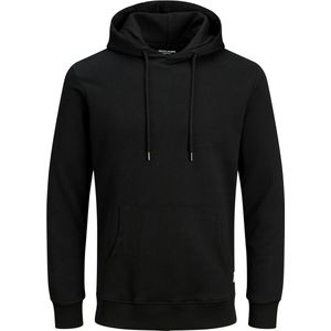 Jack & Jones - BASIC SWEAT HOODIE - Zwart - Katoen - Met Capuchon
