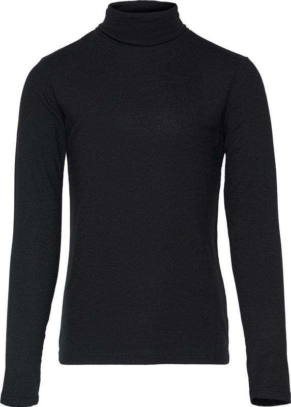 Kids Only - KOGLELA LIFE L/S ROLLNECK TOP JRS - Kleur: Zwart - Materiaal: Onbekend