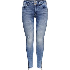 ONLY - ONLKENDELL LIFE REG SK ANK TAI006 - Dames Jeans - Skinny Jeans - Blauw - Normale Taille