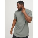 Jack & Jones - T-shirt - Groen - 100% Organisch Katoen - Ronde Hals