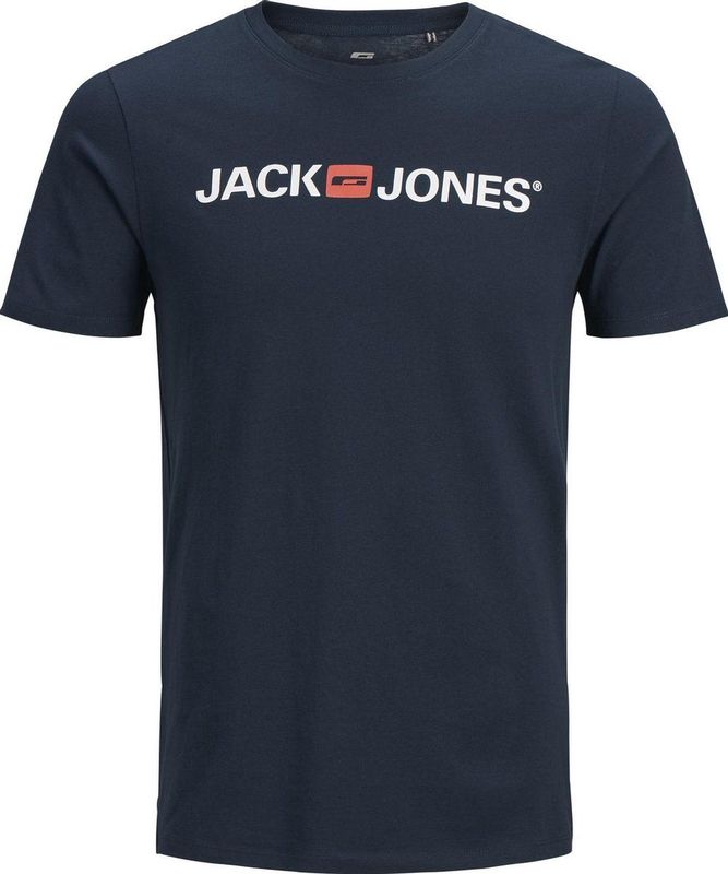 JACK & JONES Jjecorp Logo Tee S Crew Neck Noos Ps T-shirt voor heren, marineblauw blazer