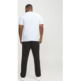 Shirt - Ronde Hals - Jersey - Logoprint - Kwartmouw