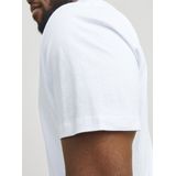 Shirt - Ronde Hals - Jersey - Logoprint - Kwartmouw