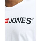 Shirt - Ronde Hals - Jersey - Logoprint - Kwartmouw