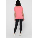 Boven - Ronde Hals - Korte Mouwen - Zwart - 75% Viscose