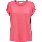 Boven - Ronde Hals - Korte Mouwen - Zwart - 75% Viscose