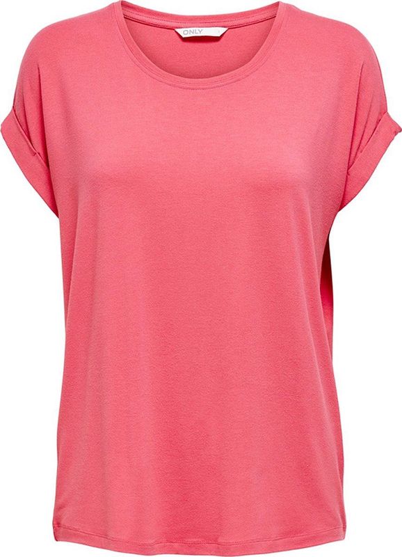 Boven - Ronde Hals - Korte Mouwen - Zwart - 75% Viscose