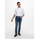 Onscaiden - Overhemd - Slim Fit - Lange Mouwen - Chinese Boord