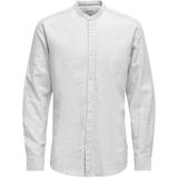 Onscaiden - Overhemd - Slim Fit - Lange Mouwen - Chinese Boord