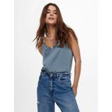 Only Top Onldebbie Singlet - Balsam Green en Blue Mirage - Spaghettibandjes