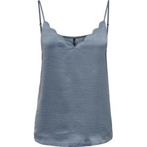 Only Top Onldebbie Singlet - Balsam Green en Blue Mirage - Spaghettibandjes