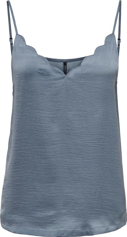 Only Top Onldebbie Singlet - Balsam Green en Blue Mirage - Spaghettibandjes