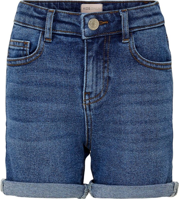 ONLY GIRLS - Denim Shorts - Blauw - Katoen - Regular Fit