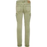 KIDS ONLY - Cargo Broek - Kaki - 98% Katoen, 2% Elasthan