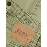KIDS ONLY - Cargo Broek - Kaki - 98% Katoen, 2% Elasthan