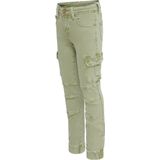 KIDS ONLY - Cargo Broek - Kaki - 98% Katoen, 2% Elasthan