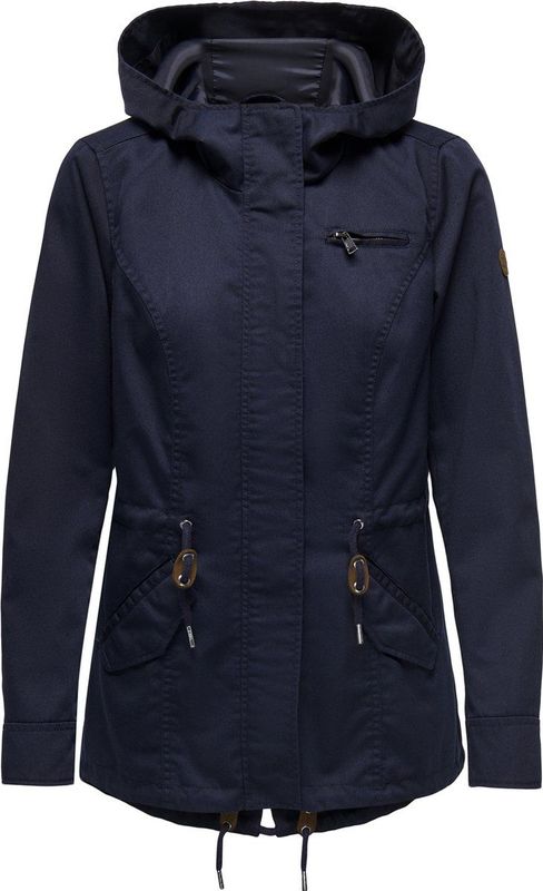 Only - Parka - Dames - Zwart - Waterafstotend - Met Rits