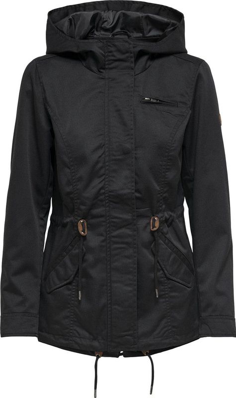 Onllorca - Parka - Met Capuchon - Knoopsluiting en Ritssluiting - Voorzakken